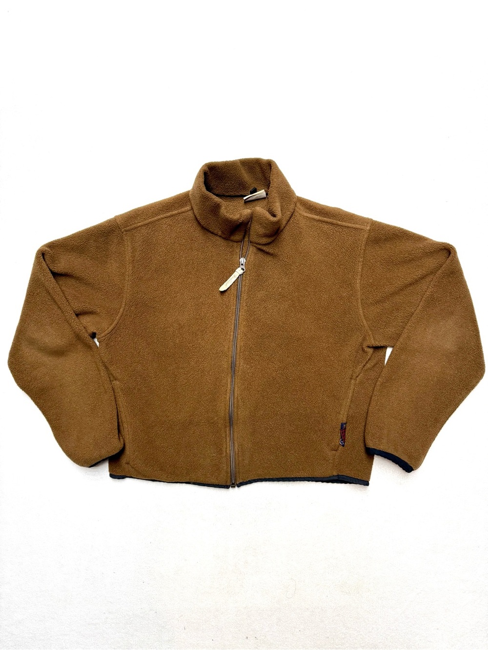 Woolrich Chestnut Brown Full-Zip Fleece Jacket